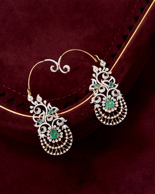 DIAMOND JHUMKA-D-JH00077