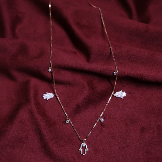 DIAMOND CHAIN LOCKET-D-CL00006