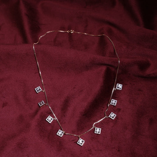 DIAMOND CHAIN LOCKET-D-CL00007
