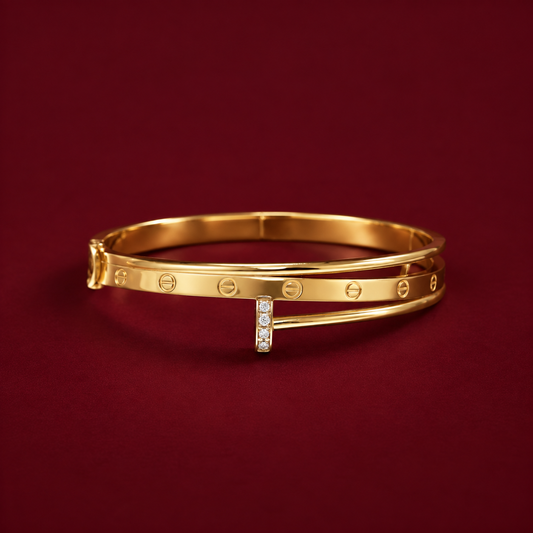 GOLD BRACELET-G-BR00097