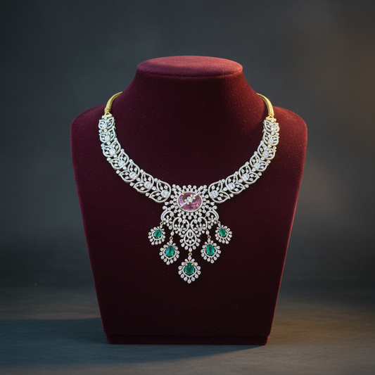 DIAMOND NECKLACE-D-NK00081