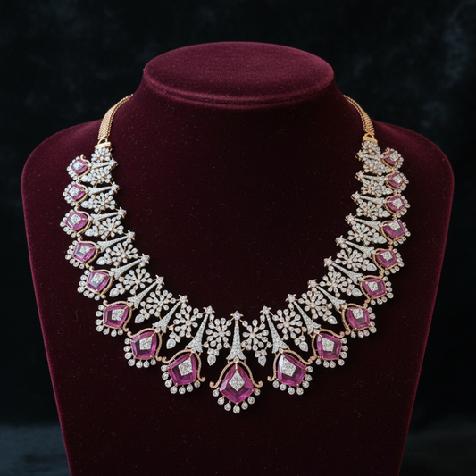 DIAMOND NECKLACE-D-NK00083