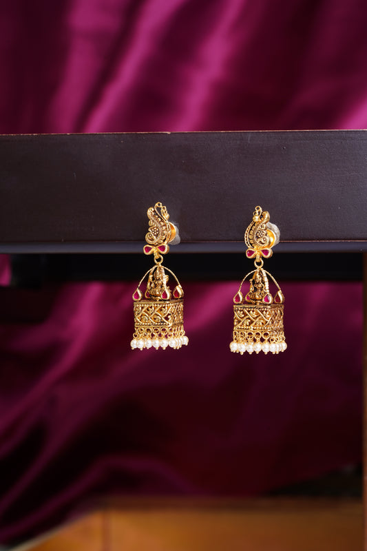 GOLD JHUMKA-G-JH00009