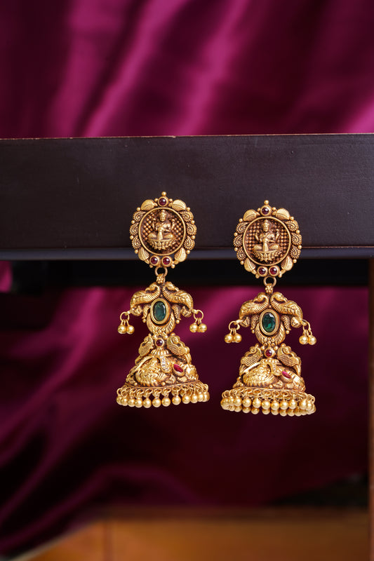 GOLD JHUMKA-G-JH00042