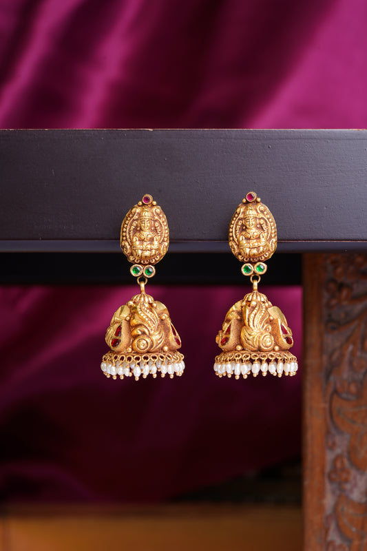 GOLD JHUMKA-G-JH00043