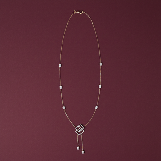 DIAMOND CHAIN LOCKET-D-CL00015
