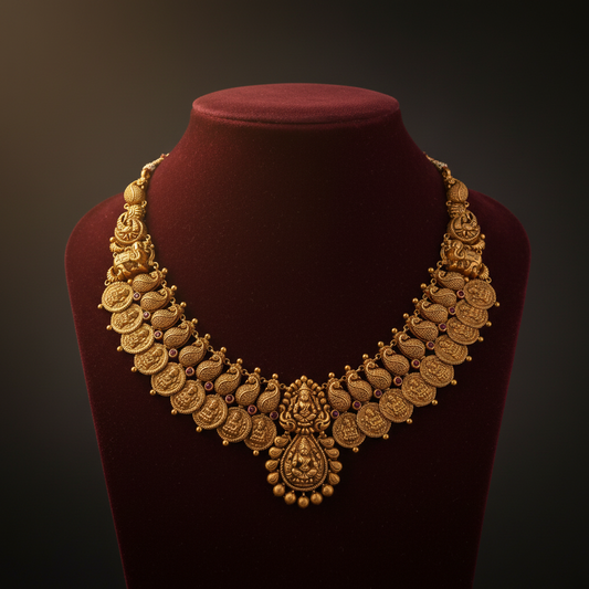 GOLD NECKLACE-G-NK00027