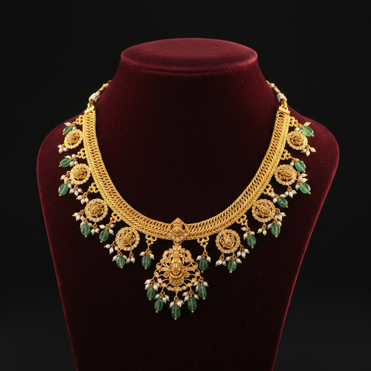 GOLD NECKLACE-G-NK00057