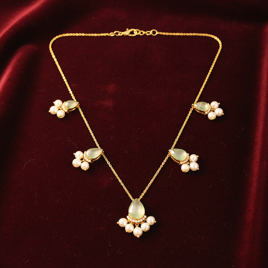 POLKI CHAIN LOCKET-P-CL00015