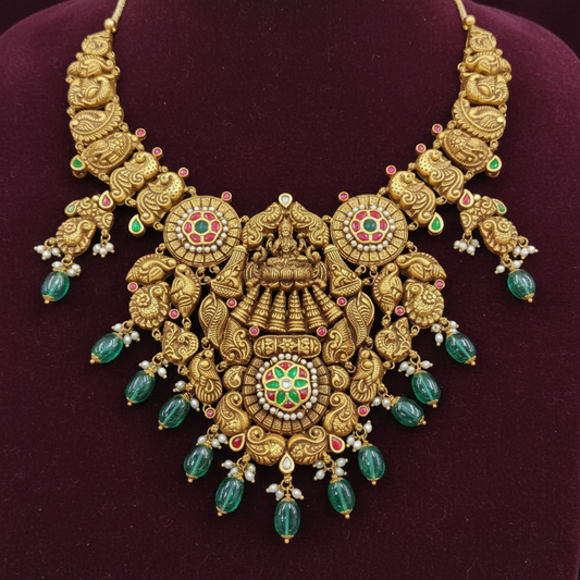 KUNDAN NECKLACE-K-NK00028