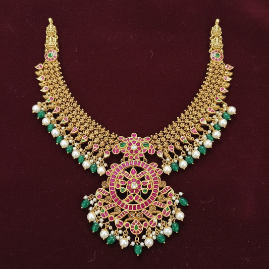 KUNDAN NECKLACE-K-NK00036