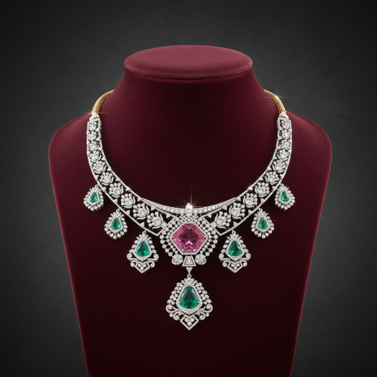 DIAMOND NECKLACE-D-NK00040
