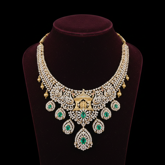 DIAMOND NECKLACE-D-NK00043
