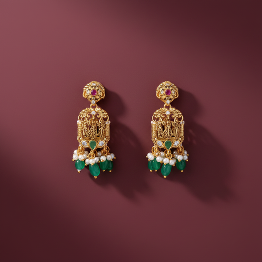 GOLD JHUMKA-G-JH00046