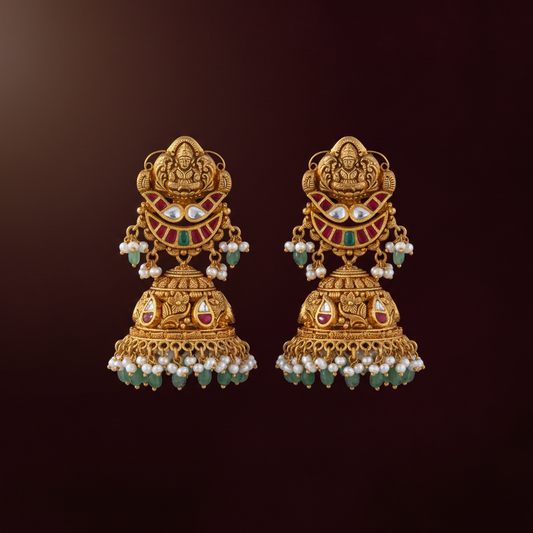 KUNDAN JHUMKA-K-JH00025