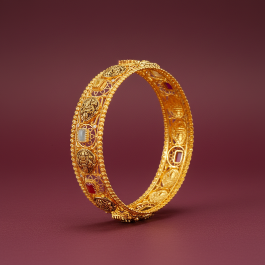 GOLD BANGLE-G-BG00036