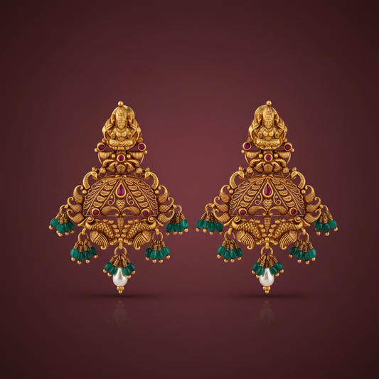 GOLD JHUMKA-G-JH00005