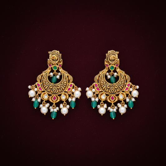 KUNDAN JHUMKA-K-JH00001
