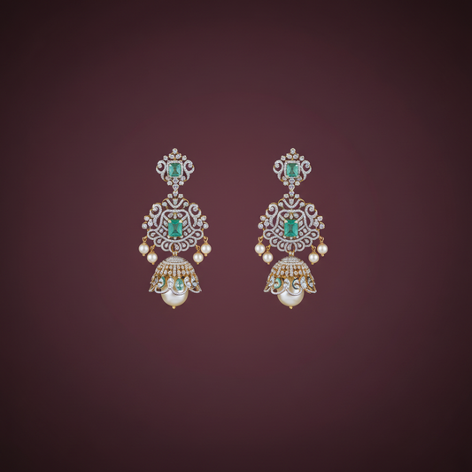 DIAMOND JHUMKA-D-JH00010